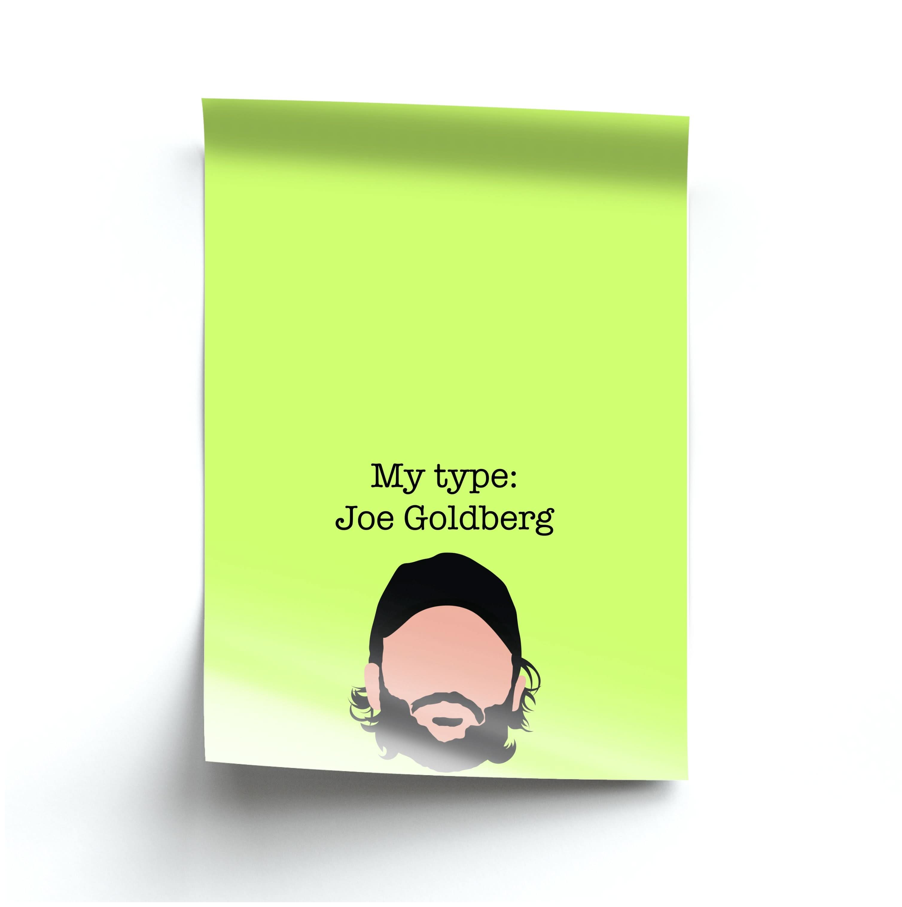 My Type: Joe Poster