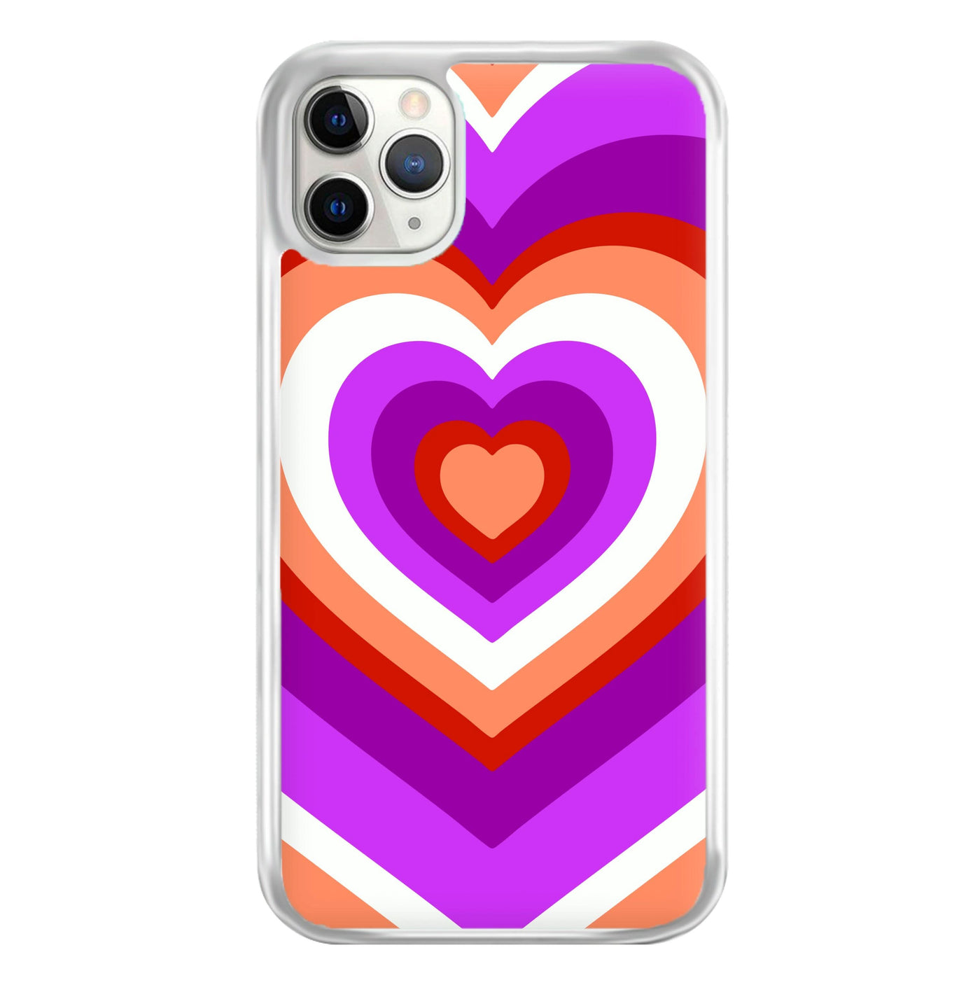 Lesbian Pride Heart Phone Case