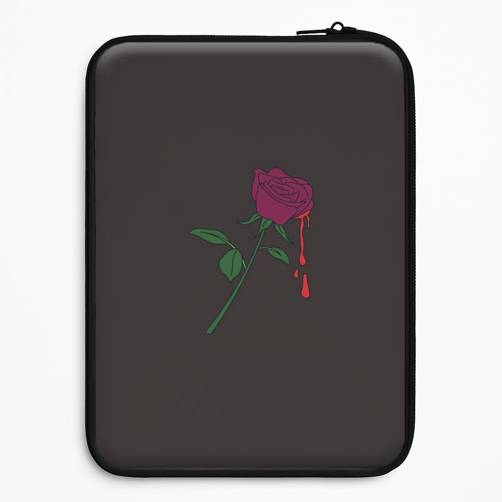 Dark Pink Rose Universal Laptop Sleeve