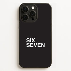 6 7 Black iPhone 16 Pro Max Case