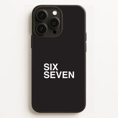 6 7 Black iPhone 16 Pro Max Case