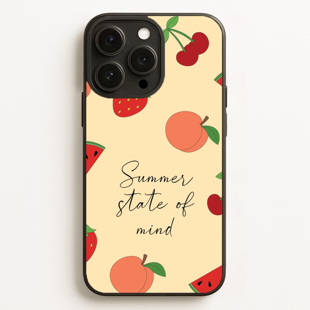 Summer State Of Mind Fruits Pattern Phone Case for iPhone, Samsung Galaxy and Google Pixel