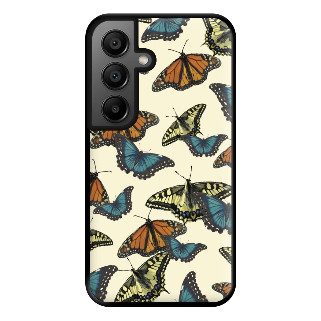 Butterfly Assortment Pattern Galaxy A56 Case
