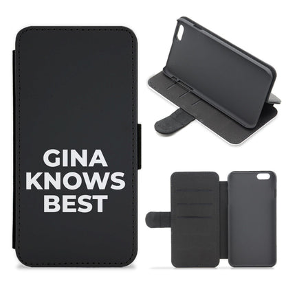 Gina Knows Best - B99 Flip / Wallet Phone Case