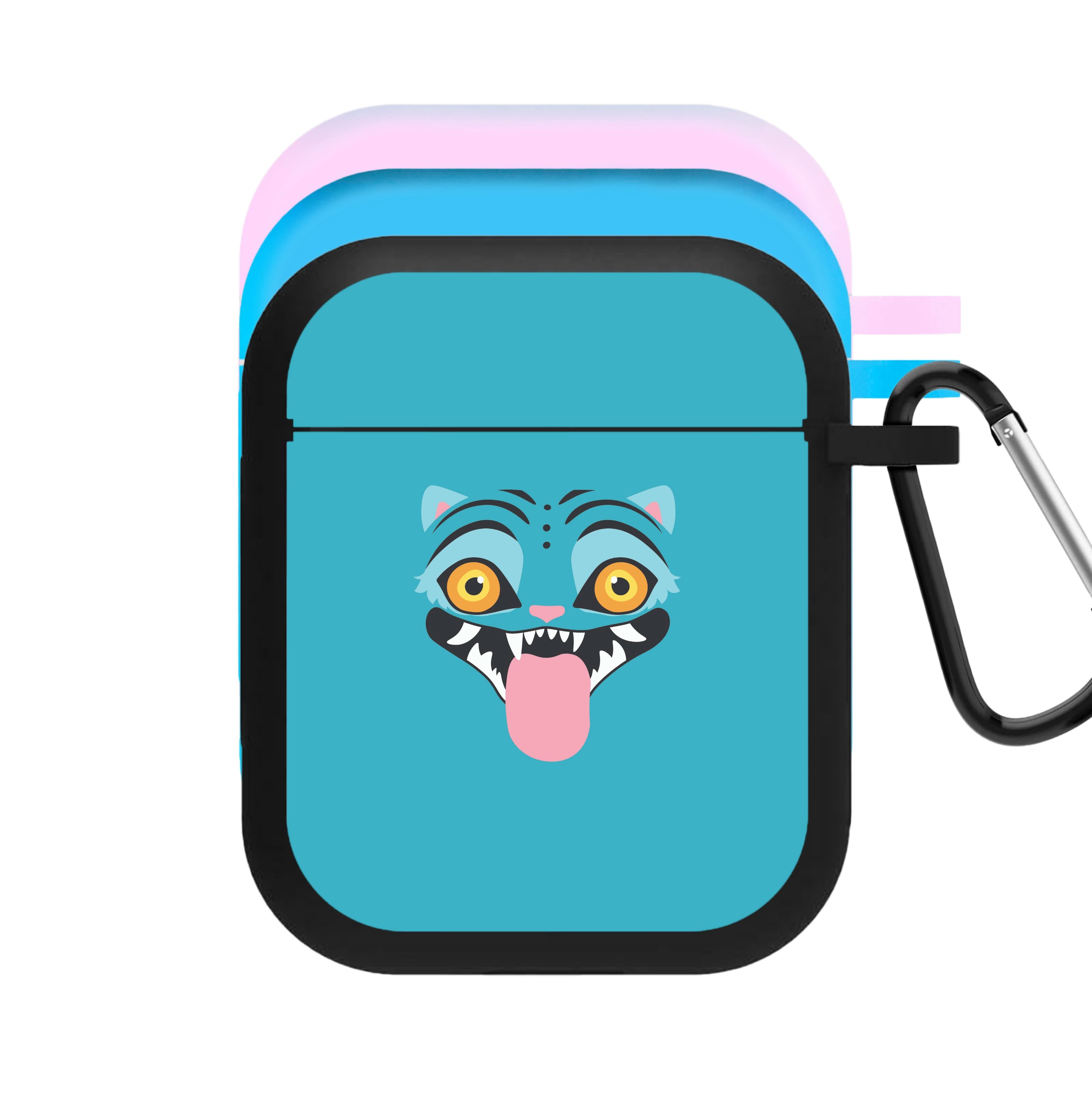 Demon Cat Face AirPods Case