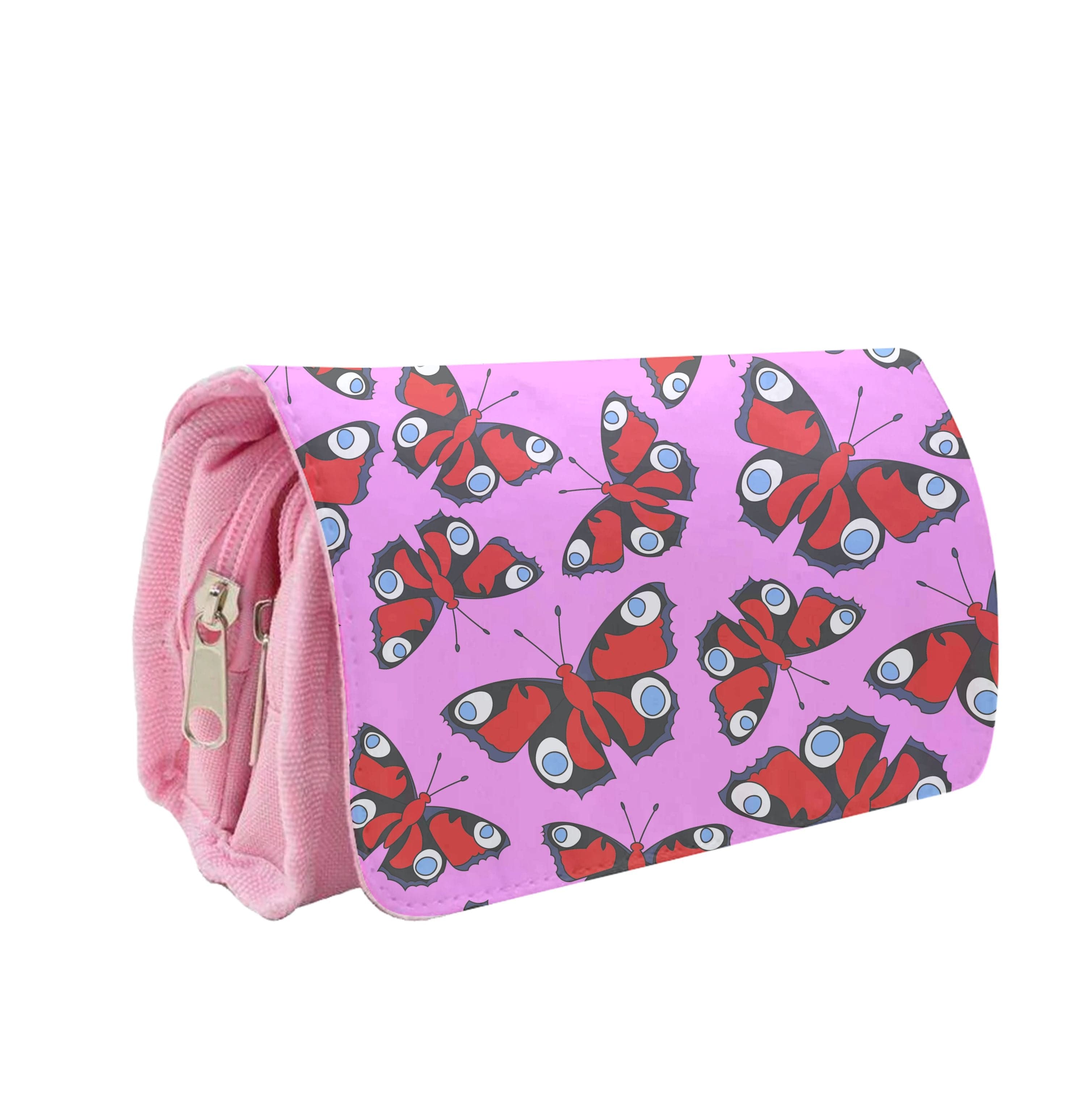 Red Butterfly - Butterfly Patterns Pencil Case