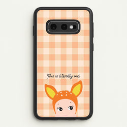This Is Literally Me  Galaxy S10e Case