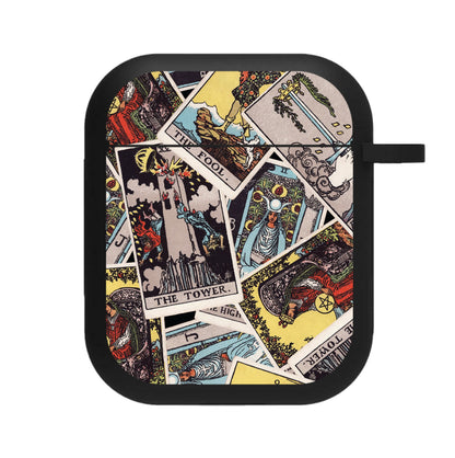Tarot Cards Collage Pattern AirPods Case