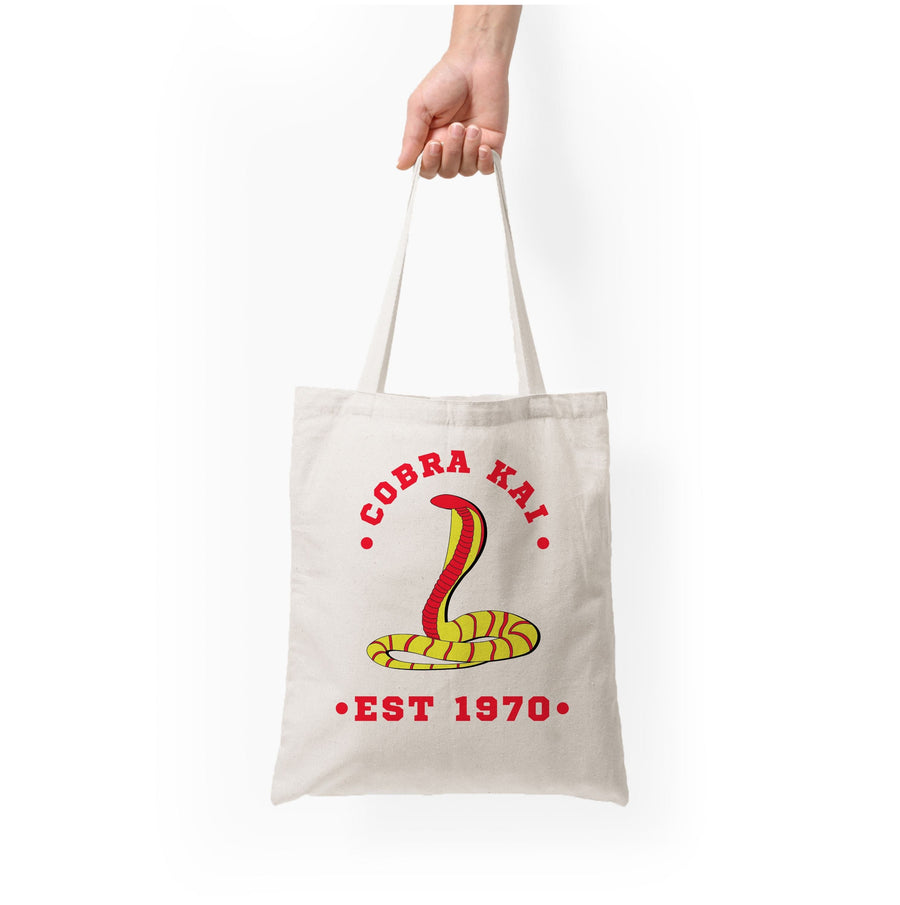 Snake Est 1970 Tote Bag