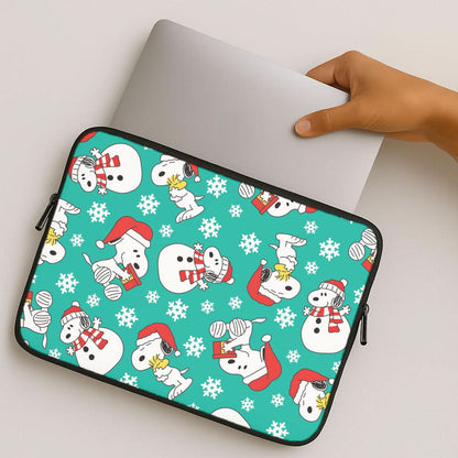 Christmas Cartoon Beagle Pattern MacBook Cover
