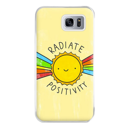 Radiate Positivity Sunshine - Positivity Phone Case