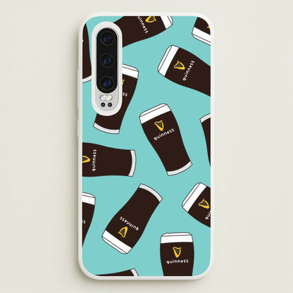 Stout Pint Pattern Huawei P30 Case