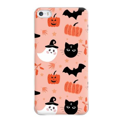 Pretty Pink Halloween Pattern Phone Case