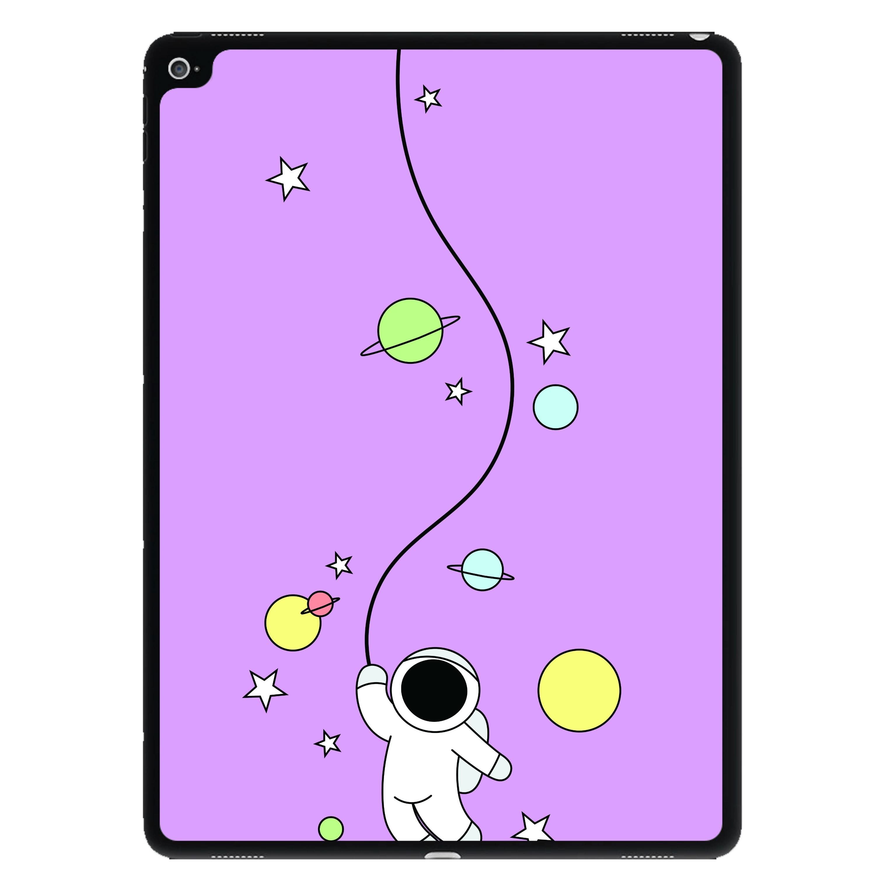 Cute Hanging Astronaut iPad Case