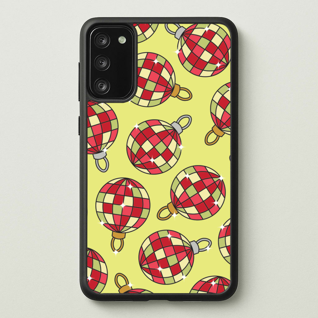 Disco Baubles Pattern Galaxy A41 Case