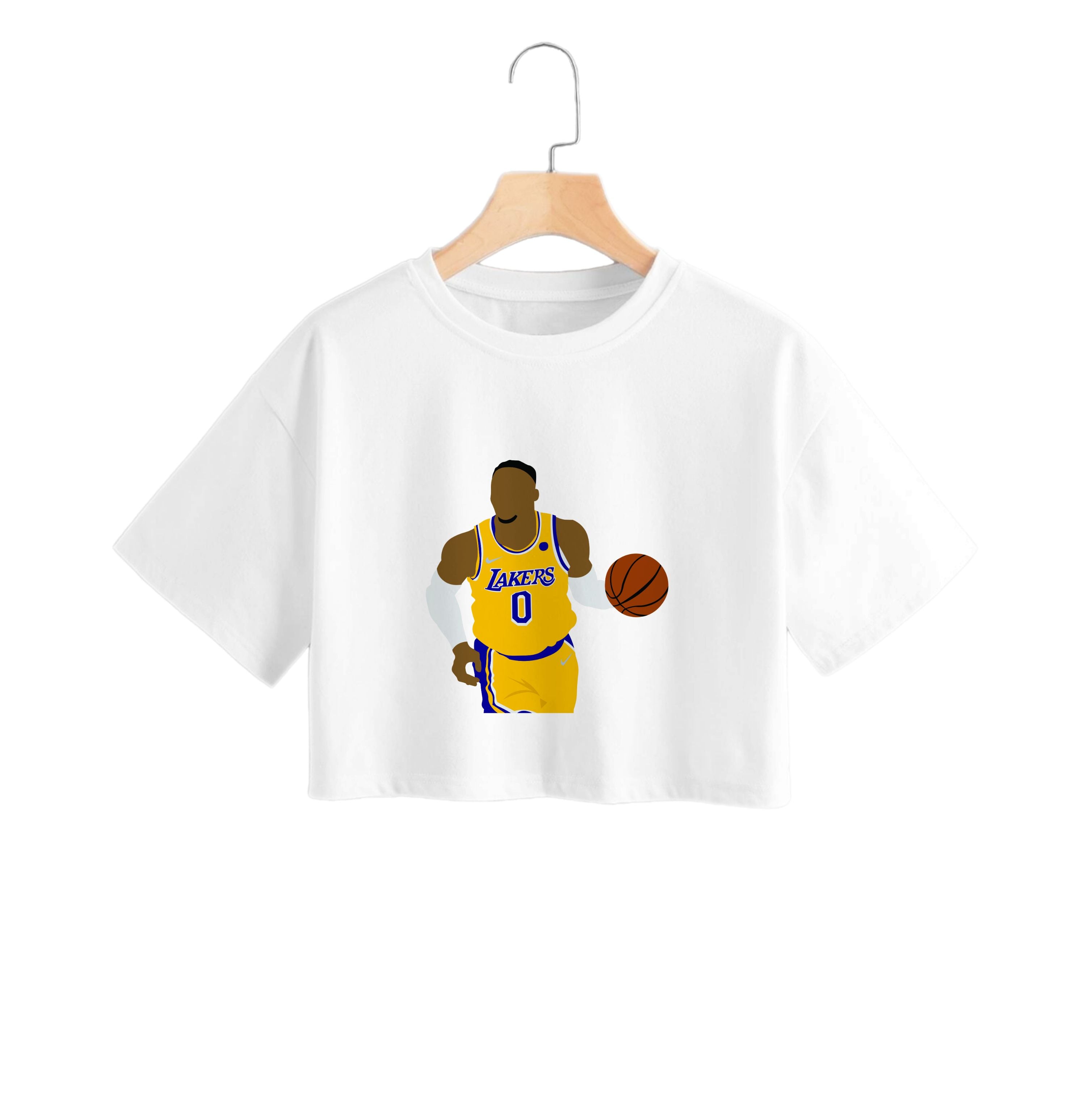 Young - Basketball Crop Top