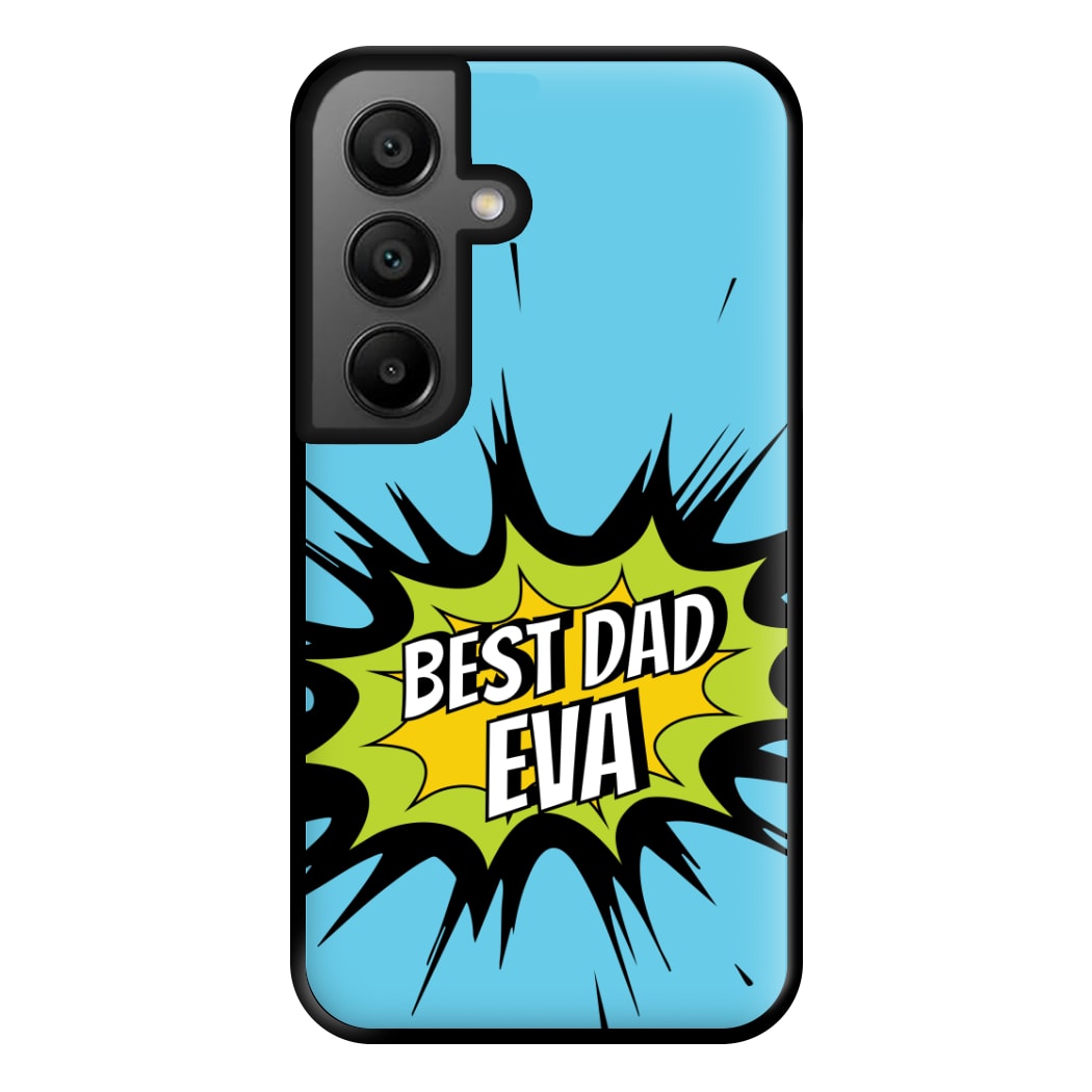 Comic Book Best Dad Eva Galaxy A56 Case