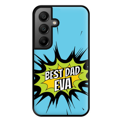 Comic Book Best Dad Eva Galaxy A56 Case