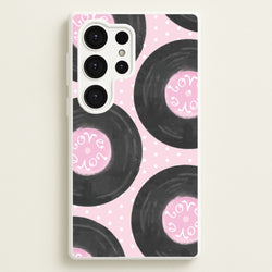 Thrifted Vinyl Polka Pattern Galaxy S25 Ultra Case