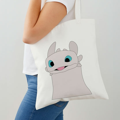 White Fury Dragon Shoulder Bag