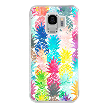 Watercolour Pineapple Pattern Phone Case