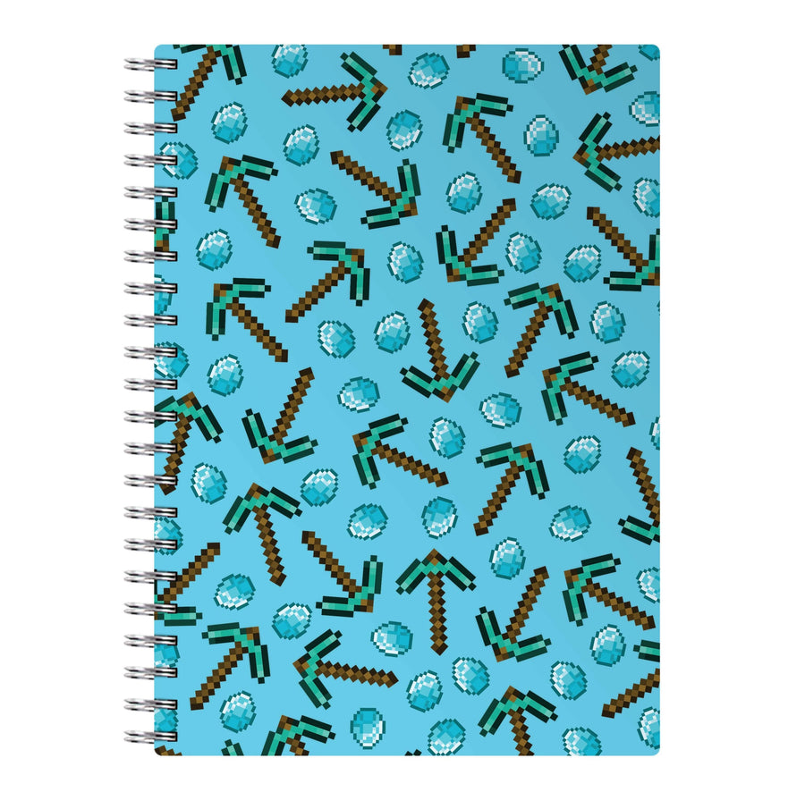 Diamond Axe Pattern Notebook