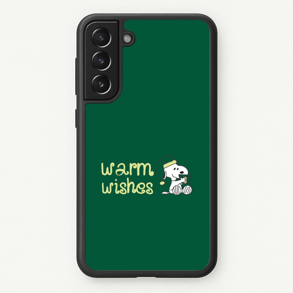 Cartoon Beagle Warm Wishes Galaxy S21 Plus Case