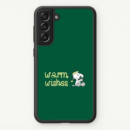 Cartoon Beagle Warm Wishes Galaxy S21 Plus Case