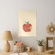 Apple Best Teacher Ever Poster 2