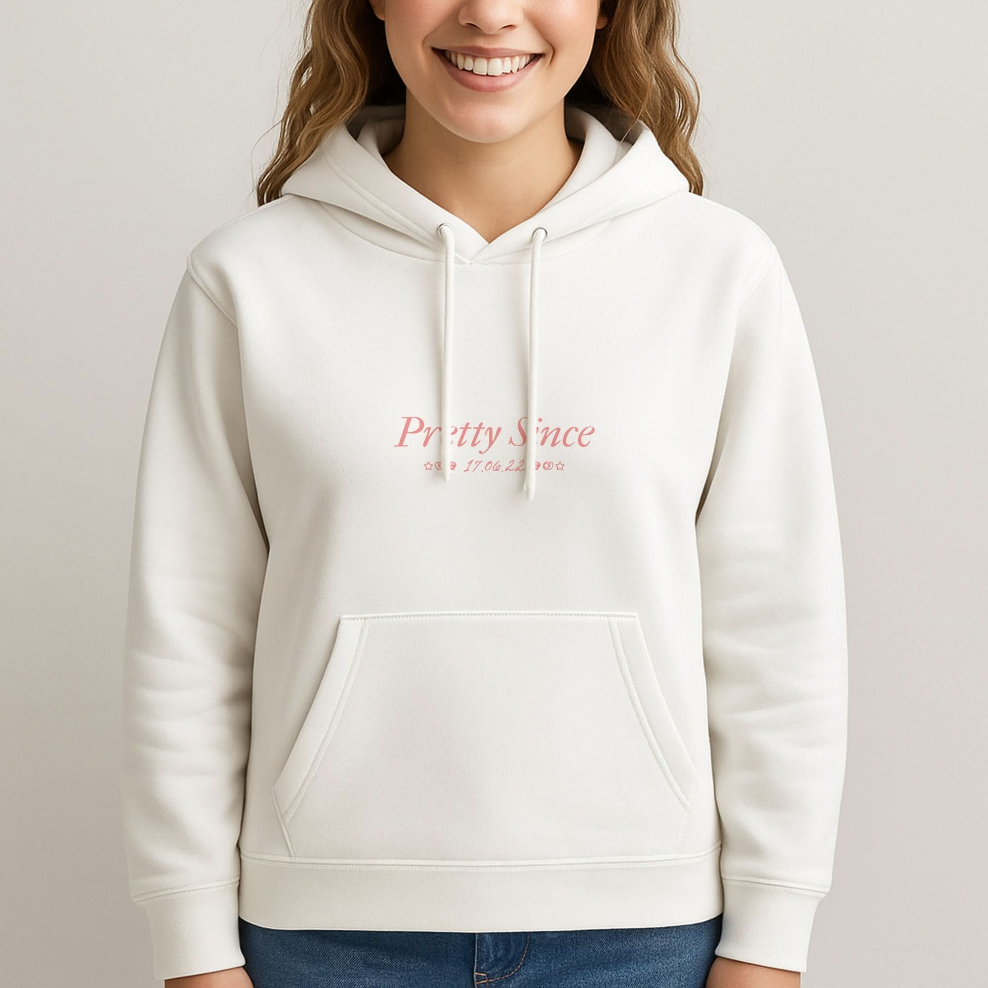 Pretty Since  Womans Hooded Sweatshirt