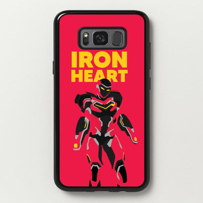 Metal Heart Hero Standing Galaxy S8 Plus Case