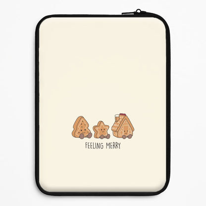 Gingerbread Plushies Quote Universal Laptop Sleeve