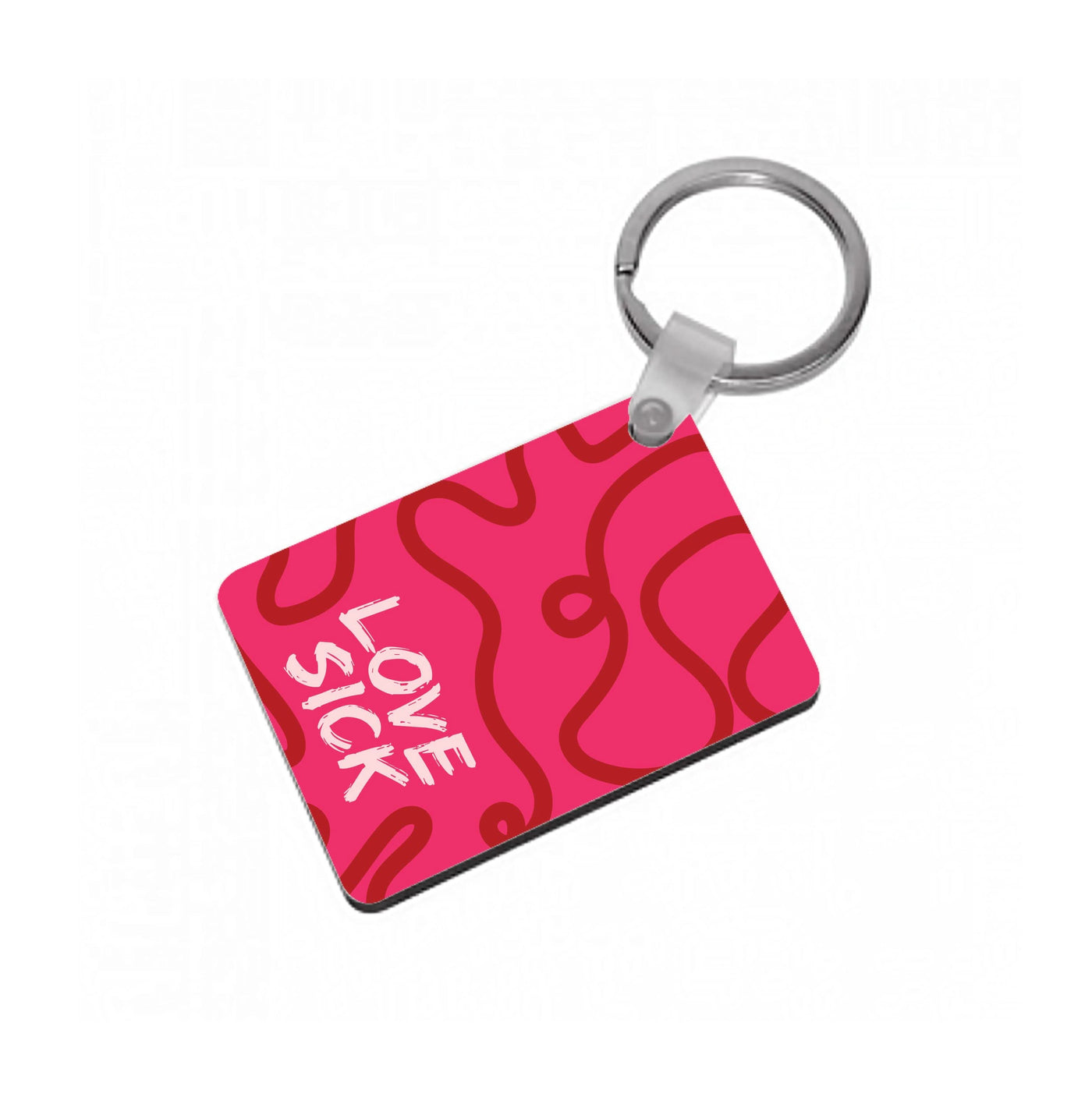 Valentine's Love Sick Keyring