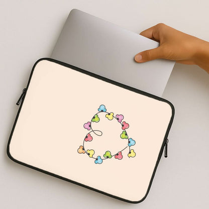 Cartoon Mouse Christmas Fairylights Heart MacBook Cover