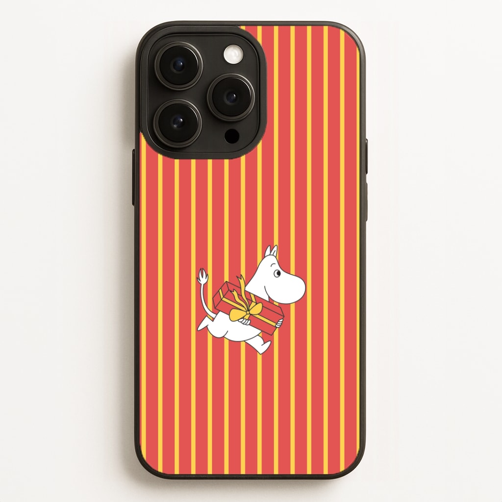 Red Present Moom iPhone 16 Pro Case