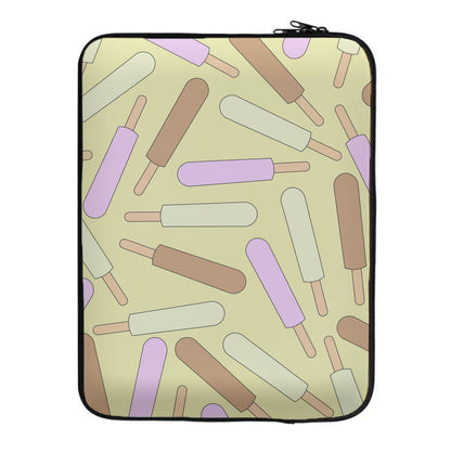 Milk Pops - Ice Cream Patterns Laptop Sleeve