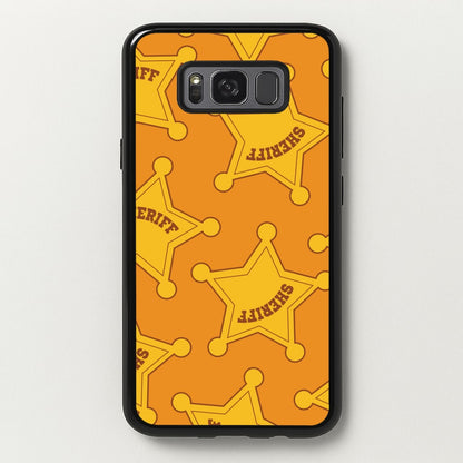 Sheriff Badge Pattern Galaxy S8 Case