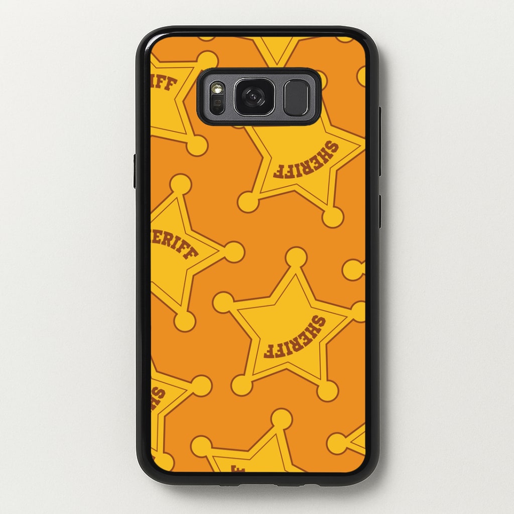 Sheriff Badge Pattern Galaxy S8 Plus Case