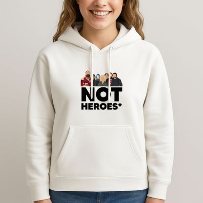 Not Heroes Womans Hooded Sweatshirt