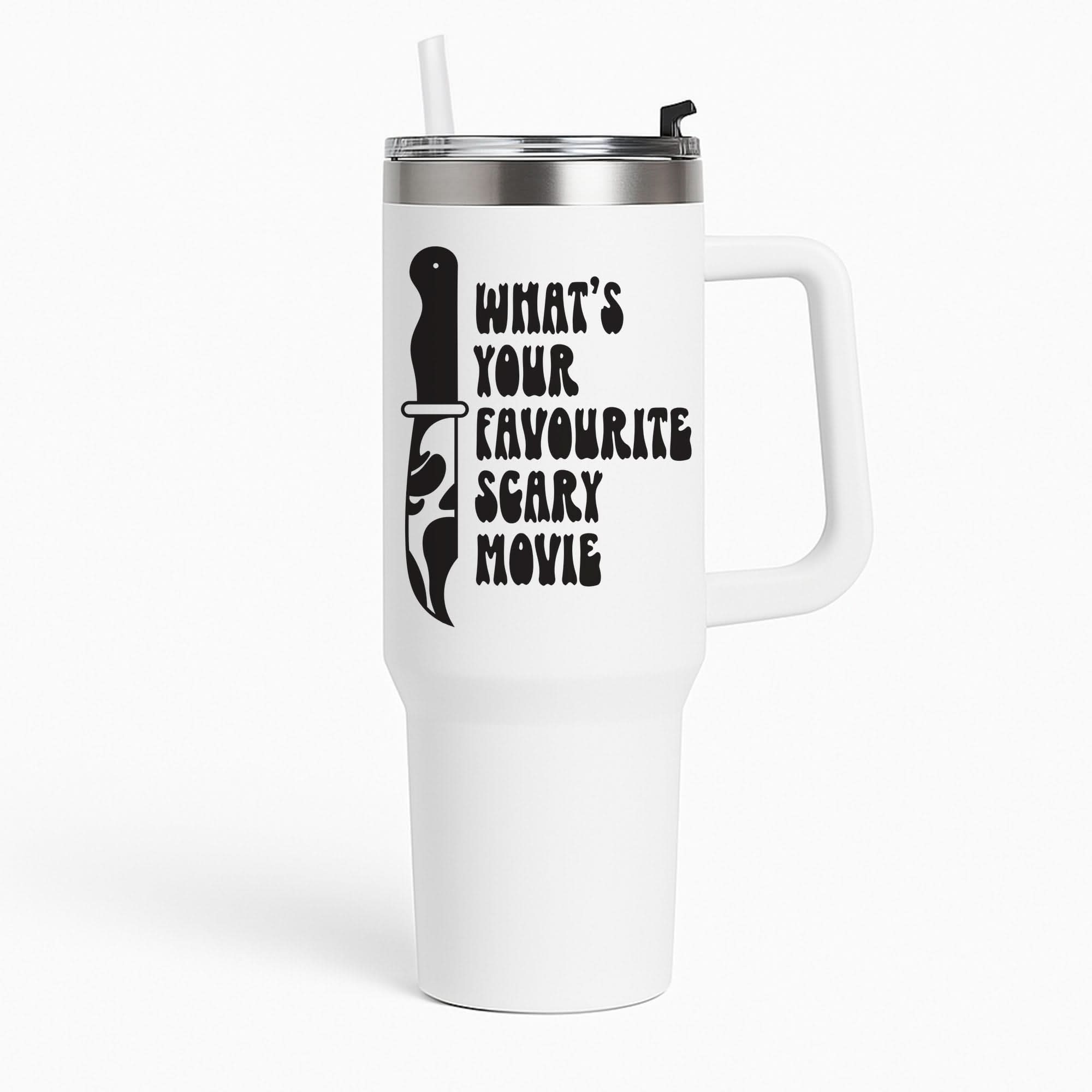 What's Your Favourite Scary Movie Trippy Tumbler