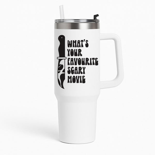 What's Your Favourite Scary Movie Trippy Tumbler