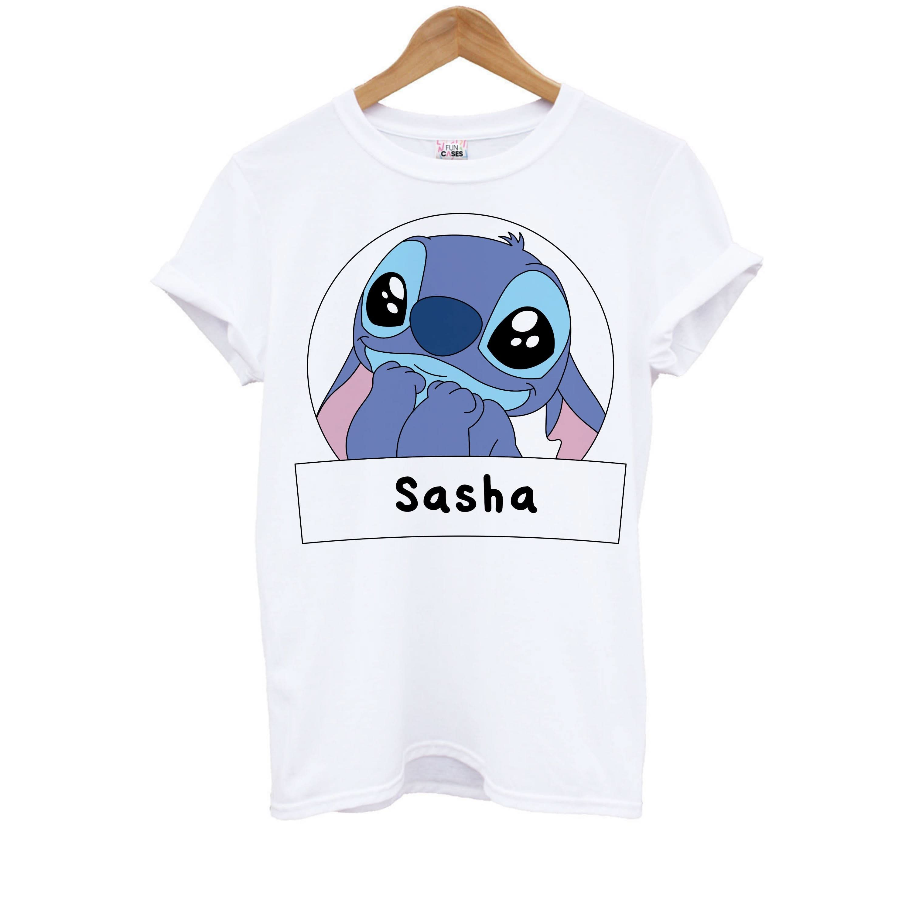 Personalised Cute Blue Alien Kids T-Shirt