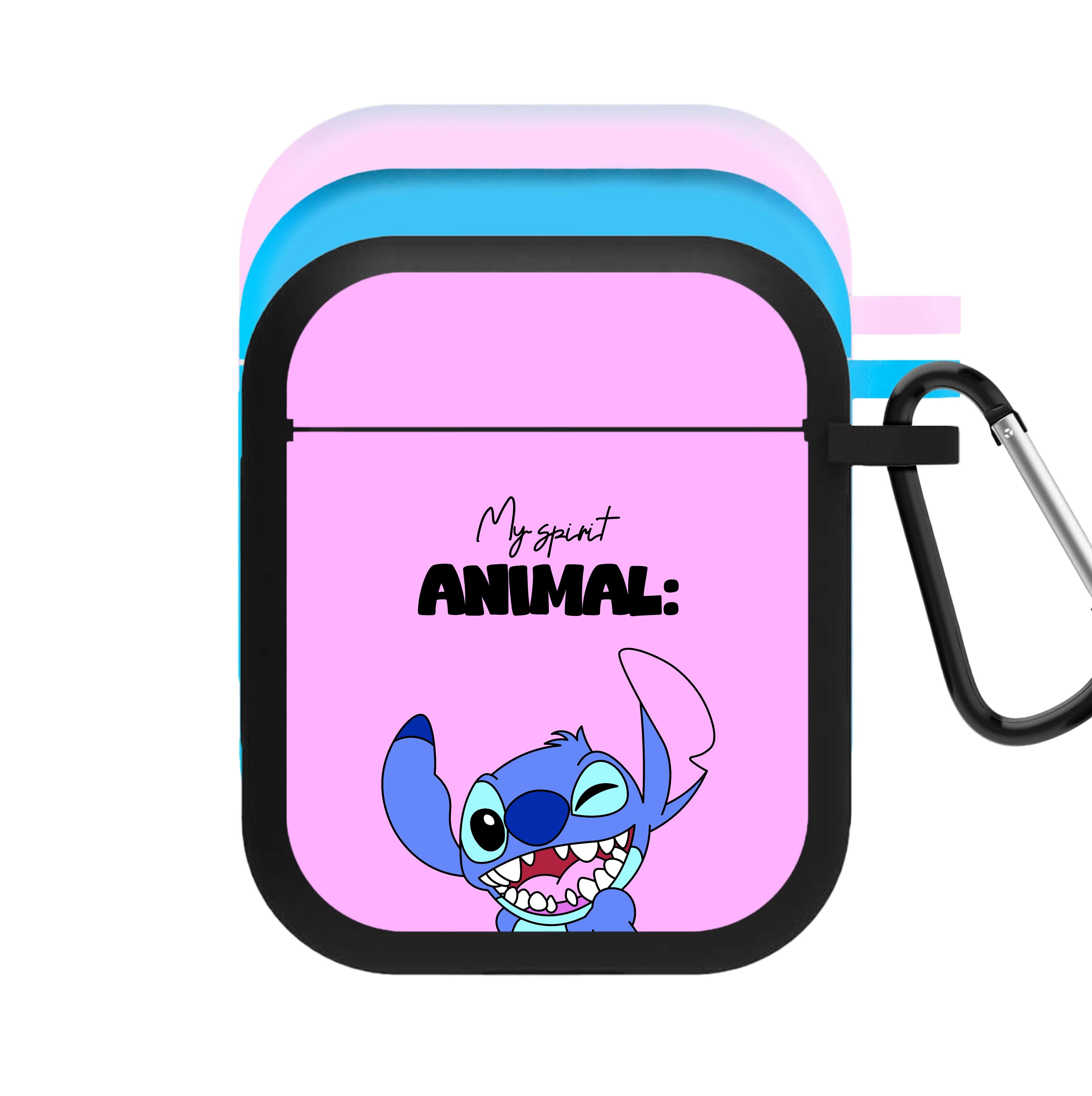 My Sprit Animal Blue Alien AirPods Case