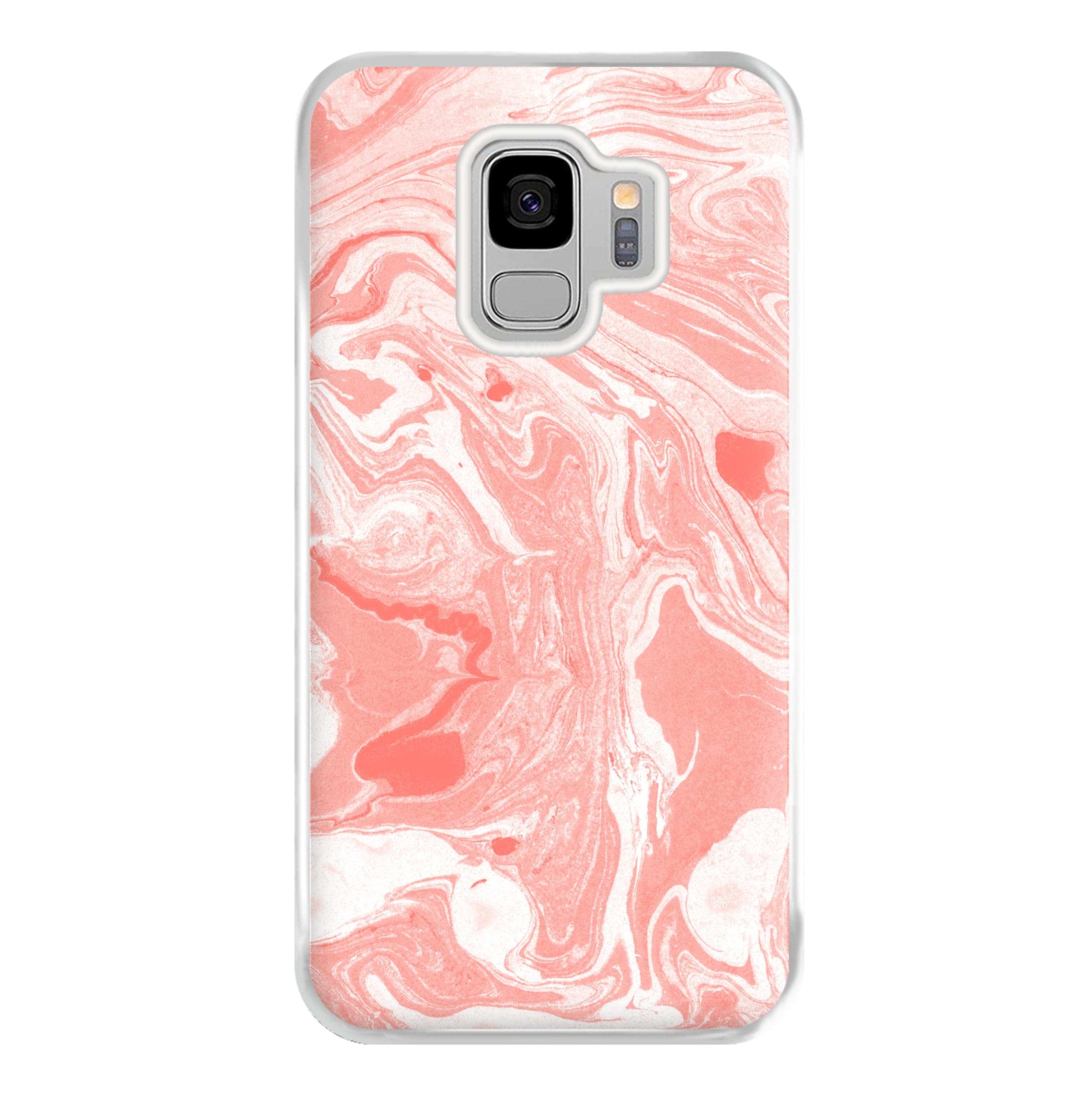 Pink Swirly Marble Phone Case