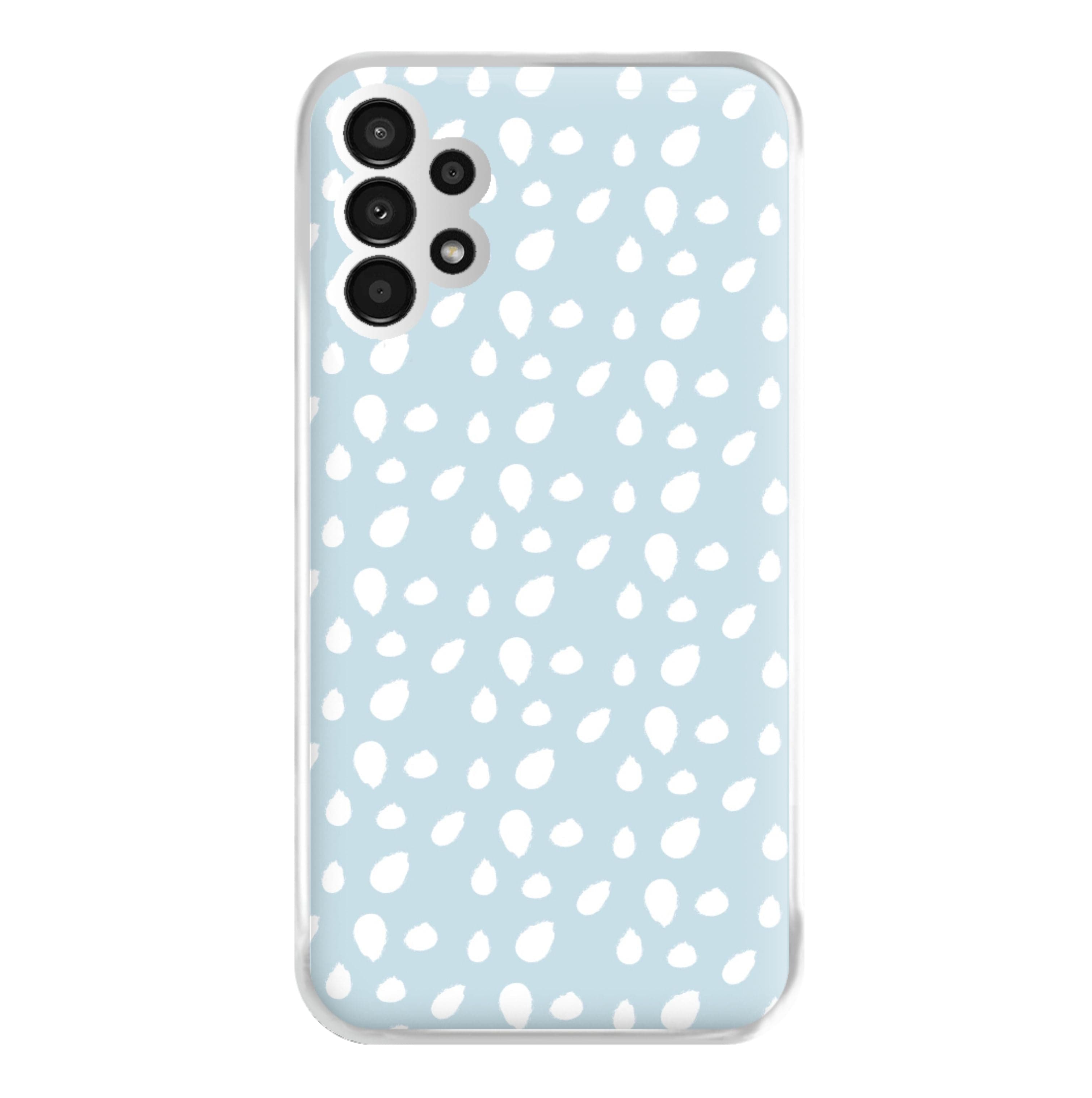 Pastel Blue Dots Phone Case