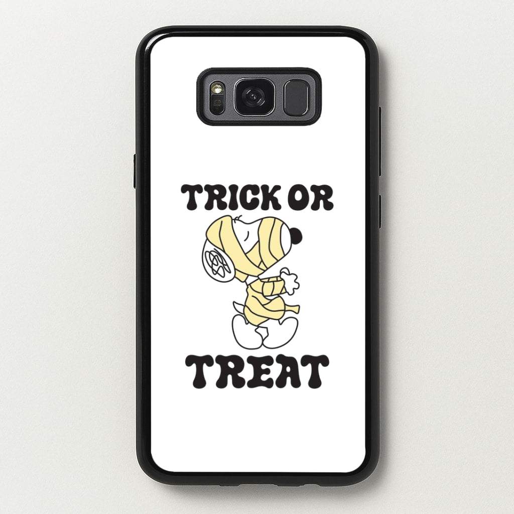 Trick Or Treat Cartoon Beagle Galaxy S8 Plus Case