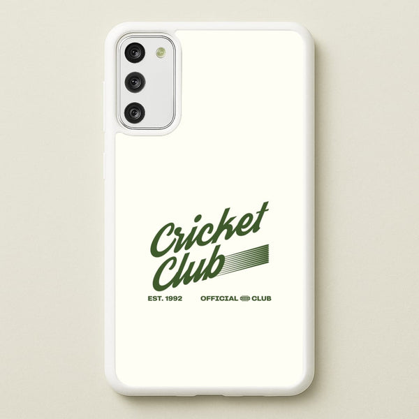 Official Cricket Club Galaxy S20 Case