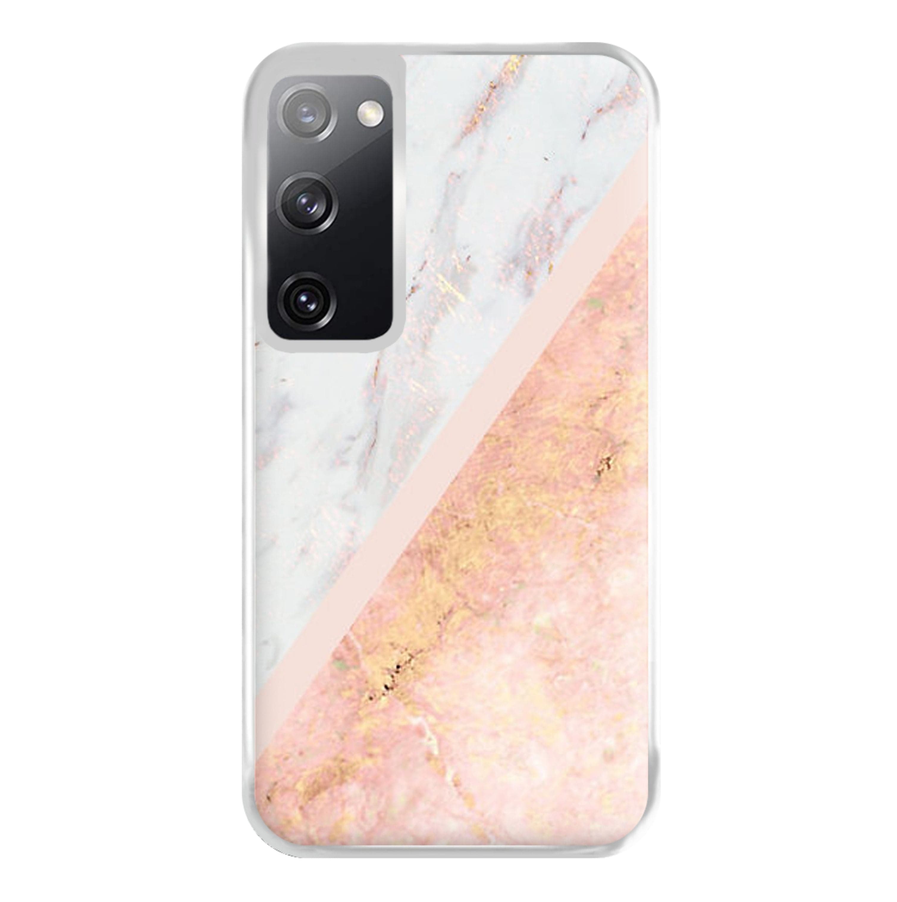 Marble and Rose Gold Phone Case