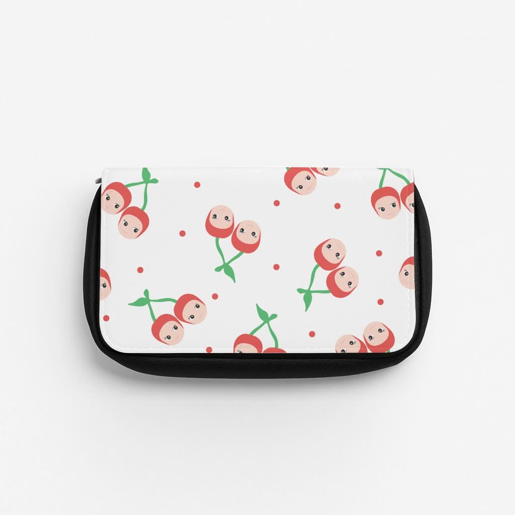 Cherry Angels Pattern Pencil Case
