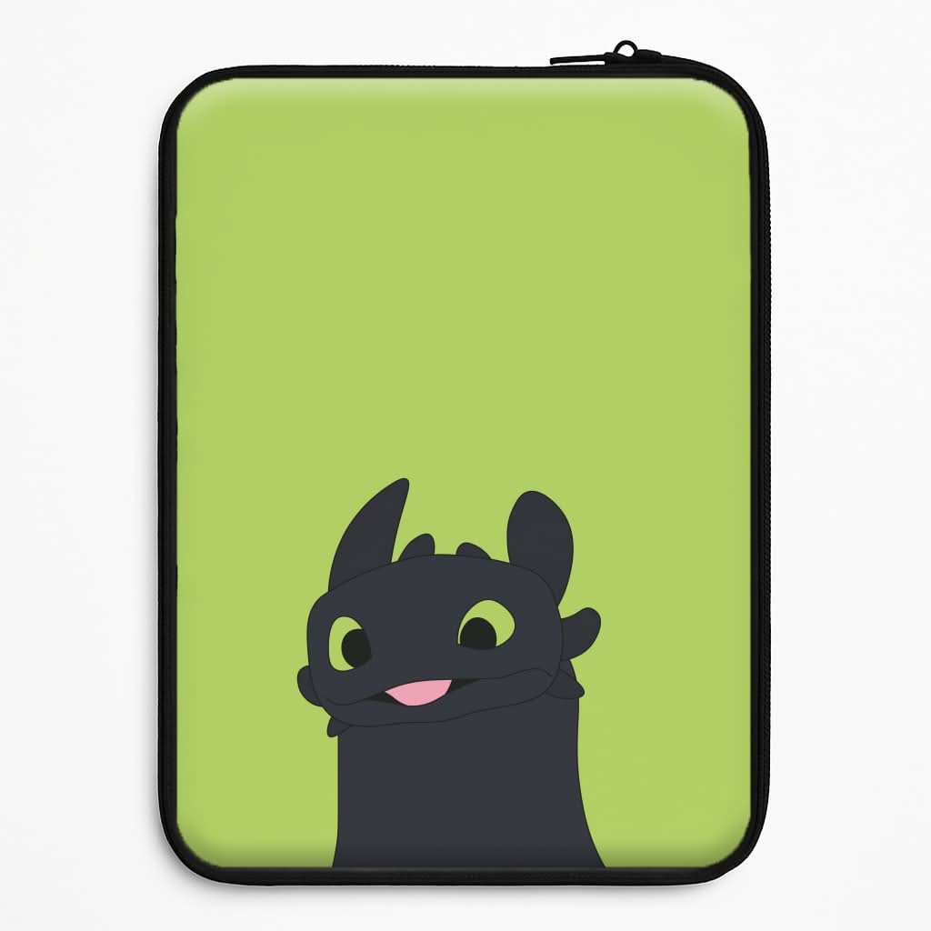 Black Fury Dragon Laptop Sleeve